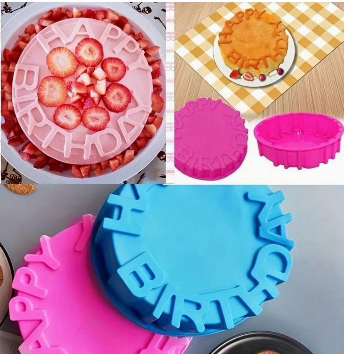 Happy Birthday Cake Mould